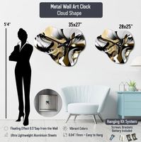 AK kuningan bentuk menakjubkan jam dinding logam dalam abu-abu selesai kualitas tinggi untuk dekorasi dinding/Dekorasi Rumah