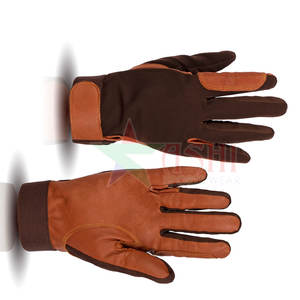 Guantes de Cuero Duraderos para Deportes Ecuestres, Impermeables, Dedos Completos, Unisex, para Entrenamiento de Caballos - Product Image 5