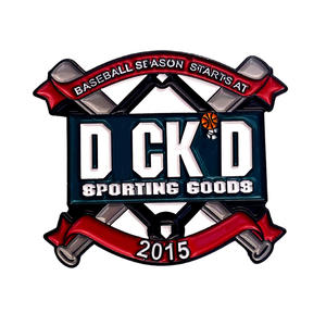 Custom Soft Enamel Sport <b>Badge</b> Baseball Hat Pins - Product Image 4