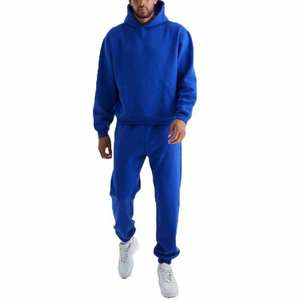 YSJY 3D Puff Print Custom 100% Cotton Streetwear Hoodie Set Ropa de hombre Hoodie Set Chándal de hombre Sudadera con capucha y Jogger Set - Product Image 3