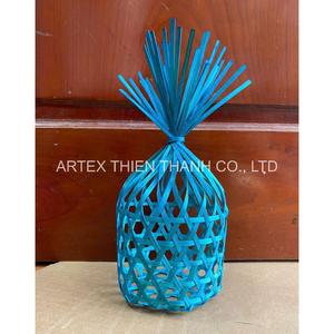 Handmade Colorful Bamboo Basket <b>Gift</b> Packaging for Ramadan <b>Eid</b> Celebration Custom Size OEM ODM Vietnam - Product Image 4