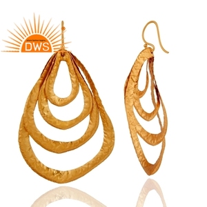 Pendientes colgantes chapados en oro de 18 quilates de plata de ley superventas, joyería fina Demi para mujer, regalo para ella - Product Image 2