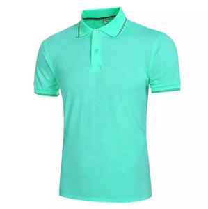 Meilleures ventes pour hommes 100% coton pour polos Design personnalisé Tissu tricoté de haute qualité Motif solide pour l'été - Product Image 2