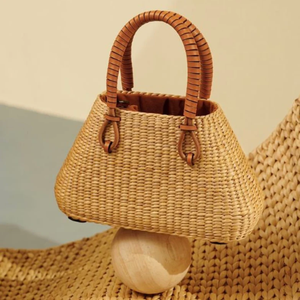 BOLSA DE RATÁN PREMIUM HECHA A MANO EN VIETNAM - Product Image 1