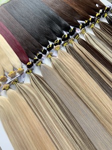 Precio al por mayor Extensiones de cabello de punta plana color piano 100% Cabello virgen vietnamita de alta calidad - Product Image 4