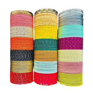 Fabricantes Profesionales de Conjuntos de Brazaletes de Novia Modernos y a la Moda en Colores y Tamaños Personalizados, Servicios OEM/ODM, Conjuntos de Churiya para Bodas, Regalos para el Eid - Product Image 1