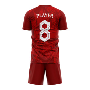 Conjunto de ropa de fútbol de secado rápido de alta calidad 2025, logotipo personalizado al por mayor para adultos, atuendo deportivo de fútbol - Product Image 2