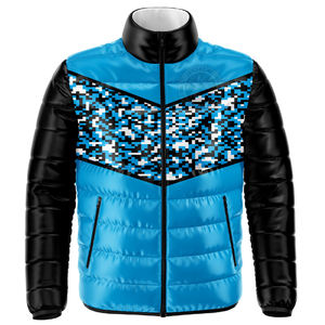 Nouvel arrivage Veste respirante à capuche style urbain à col montant pour le printemps et l'automne avec fermeture éclair Veste bouffante à manches longues au design personnalisé - Product Image 4