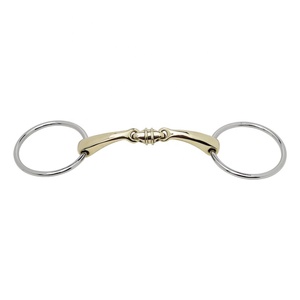 Balding Gag Jointed Bit W Cuprium Link Productos ecuestres snaffle bit para caballos equipo de caballos más vendido 2024 - Product Image 5