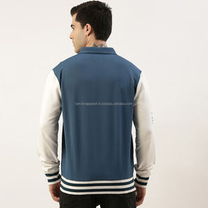 Nardon Apparel Custom Logo Split Joint Warm Coat Fashion Sweatshirts Pullover Streetwear Hoodie <b>Jacket</b> For <b>Men</b> - Product Image 2