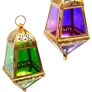 Wholesale <b>Moroccan</b> <b>Lantern</b> High Quality Metal and Glass Candle Holder for Home Decoration for Christmas - Product Image 4