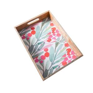 Bandeja de servidor de alimentos de alta calidad, acabado de níquel, Decoración de mesa de cena, bandeja de servicio, mango de diseñador, Catering de cocina usado - Product Image 2