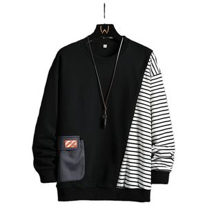 Sudaderas de cuello redondo de algodón 100% con bordado de logotipo personalizado para hombre, jersey liso Unisex con estampado grueso de Color sólido - Product Image 1