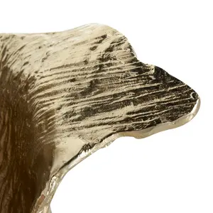 Bol de luxe artisanal signature Zahid Exports pour la décoration d'intérieur haut de gamme, les événements et les fêtes, avec bordure gravée en forme de couronne, écologique, sûr et plaqué - Product Image 4