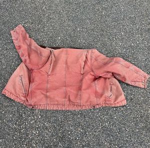 Veste en jean vintage vierge avec logo personnalisé, vêtements d'extérieur décontractés cargo slim pour hommes, vestes à la mode pour hommes - Product Image 3