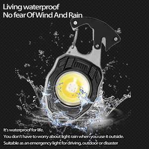 Lumos Pro USB Rechargeable COB Flashlight 1600 Lumens Folding Bracket Bottle Opener Magnet Base <b>Outdoor</b> Camping <b>Light</b> - Product Image 4