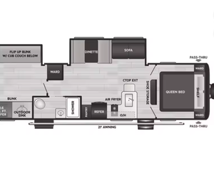 รถบ้านเคลื่อนที่รุ่น Keystone Coleman Light 29BX ปี 2025 2024 2026 - Product Image 3