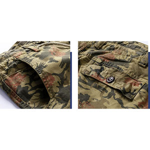 Pantalones cortos ligeros de camuflaje con bolsillo para carga, duraderos, 7 que absorben la humedad, producto de la mejor calidad, pantalones cortos de carga con estampado de sublimación para hombres - Product Image 6