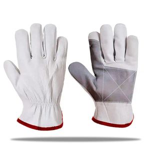Assembly Goat Leather Gardening Gloves Best Quality Mechanics <b>Builders</b> Gloves Drivers Work Gloves - Product Image 2