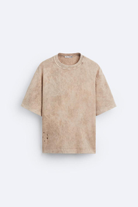 เสื้อยืดคอกลมแขนสั้นผ้าฝ้ายสไตล์วินเทจสำหรับผู้ชายผ้าฝ้าย100% ปรับแต่งได้เหมาะกับชายและหญิง - Product Image 2