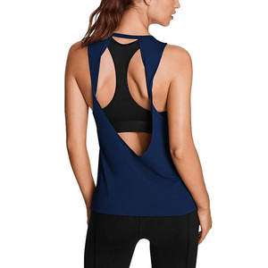 Débardeur pour femme en tissu jersey, doux, extensible, respirant, séchage rapide, pour la salle de sport, le fitness, le yoga et le quotidien - Product Image 2