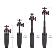 Extension <strong>Pole</strong> Tripod, Mini Selfie Stick Tripod Stand Handle Grip for GoPro Insta360 DJI Action Pocket Camera - Product Image 2