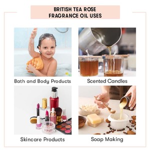 Aceite de fragancia de rosa de té británico a granel en fábrica | Fragancia de rosa de té británico puro y orgánico 100% a precio mayorista - Product Image 4