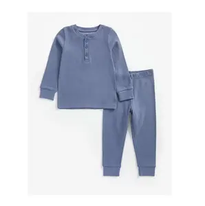 Hochwertige Kinder Baby-Jungen- und Mädchenbekleidungssets langärmelige Hemden und lange Hosen Boutique voller OEM-Service Direktlieferung
