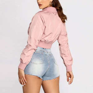 Chaqueta Urbana Bomber de Tacto Suave, Ligera y Cómoda, con Cierre Completo, para Moda Urbana, Uso Casual y Viajes al Aire Libre - Product Image 5