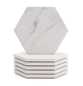 New Arrival Handmade <b>Marble</b> Tea Coaster White Design <b>Table</b> Top <b>Coffee</b> Mat Latest Manufacturer's Collection - Product Image 3