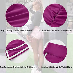 Shorts de butin décontractés à séchage rapide de haute qualité Meilleure qualité Summer Fashion Women Booty Shorts - Product Image 4