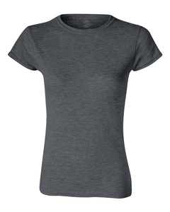 Camisetas de manga corta con cuello redondo para mujer, camisetas de punto acanaladas de talla grande, camisetas de algodón con cuello redondo para mujer, ropa informal - Product Image 6