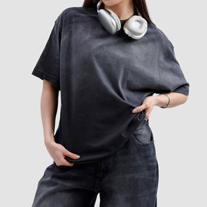 เสื้อยืดผ้าฝ้ายขนาดใหญ่มีสไตล์สำหรับสวมใส่สบายๆและในชีวิตประจำวัน - Product Image 3