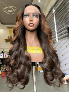 Extensiones de Cabello Humano Vietnamita HD LUXURY Bleach Knots Wavy Wig con Encaje Transparente - Product Image 2