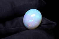 Opale d'Éthiopie naturelle blanche de haute qualité 10,90 CT, taille cœur, effet de jeu de couleurs et de feu, pour bijoux, opale Weloo rare - Mehrajudin