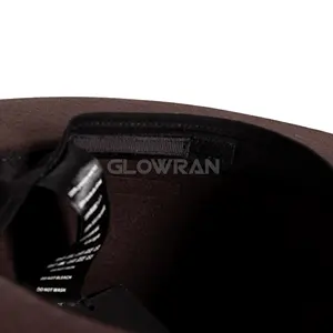 Glowran 2024 Chapéu de Moda Feminina Fedora 100% lã Austrália Pronto para Envio
