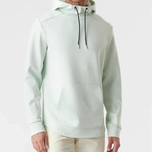 Sweat à capuche en coton surdimensionné pour hommes, de meilleure qualité, à col haut, pour l'automne, à motif solide, vêtements pour hommes de haute qualité - Product Image 1