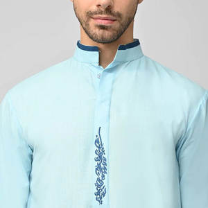 Nouveau Hot Casual Wear Jubbah Thobe avec Poches Meilleur Fabrique et Fournisseur Hommes Jubba Thobes En Couleur Unie - Product Image 5