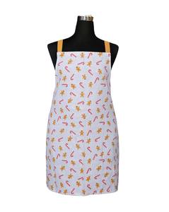 Delantal de cocina de chef de algodón sin mangas de alta calidad, juego de manoplas con estampado navideño, logotipo personalizado reutilizable lavable - Product Image 2