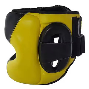 หมวกกันกระแทกสำหรับกีฬาแบบผสมผสาน ผลิตจากหนังเทียม/หนังแท้ คุณภาพระดับมืออาชีพ ขายดีที่สุด รับทำโลโก้ตามสั่ง สำหรับมวยและศิลปะการต่อสู้ ขายส่ง - Product Image 6