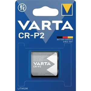 แบตเตอรี่ลิเธียม ULTRA 6V CRP2 1450mAh รุ่น CR-P2 6204จาก VARTA ส่วนประกอบอิเล็กทรอนิกส์บรรจุแผงพลาสติกแบบบลิสเตอร์1ก้อนต่อแพ็ก - Product Image 1