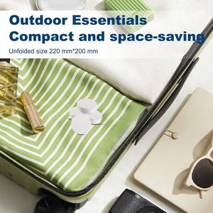 100 Uds Mini toallas comprimidas desechables cápsulas toallas cuidado facial tableta al aire libre paño de viaje toallitas de papel tisú - Product Image 5