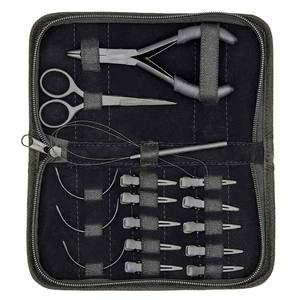 Pince d'extension de cheveux professionnelle Pince d'extension de cheveux avec outil de fixation et de suppression des extensions de cheveux Micro Ring. - Product Image 2