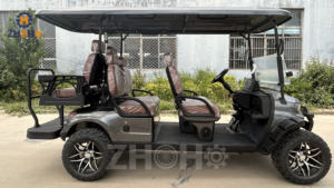 Carrito de Golf Todoterreno a Gasolina de 4 Plazas, Vehículo Legal para la Calle, Compatible con Actualización de Batería de Litio, en Venta - Product Image 3
