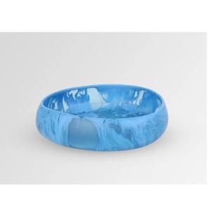 Bol en résine époxy fait main moderne, élégant et décoratif pour la maison, la table à manger et les cadeaux - Product Image 4