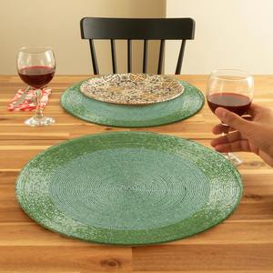 Custom Luxury Handmade Embroidery Beaded Coaster & Animal Style Cup Mat <b>Placemat</b> Eco-Friendly Home Wedding Table Runner - Product Image 1