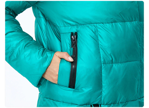 ¡Novedad de 2025! Chaqueta acolchada brillante de invierno Warn para hombre, chaqueta acolchada de moda para hombre con capucha, ligera y cálida - Product Image 5