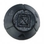 Clous de remplacement en nylon noir SC-28F ODM, filetage 10mm 6mm, pour chaussures de football et de rugby, usage sur terrain souple, en vrac/sur mesure