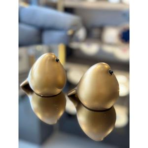 Set di 2 uccelli d'oro del Tavolo - Product Image 1