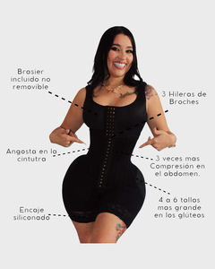 Body Modellante e <span class=keywords><strong>Ortopedico</strong></span> per <span class=keywords><strong>Vita</strong></span> e Fianchi, Senza Cuciture, con Bottoni, Post-Parto, Fascia Stringivita - Product Image 2